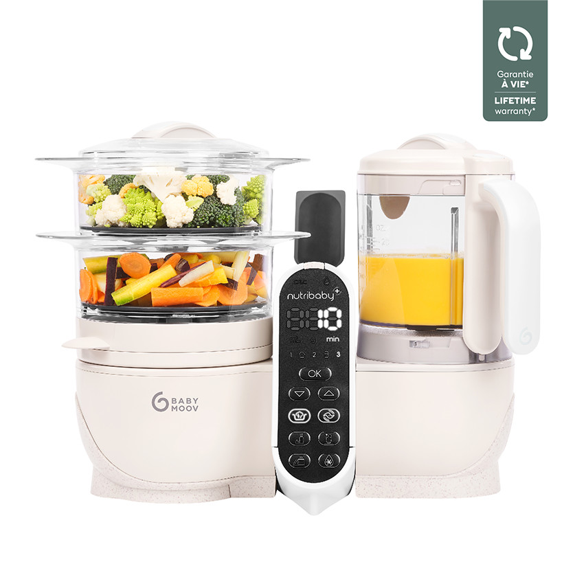 Robot de cocina para bebés 6 en 1 NutriBaby+  Beige 