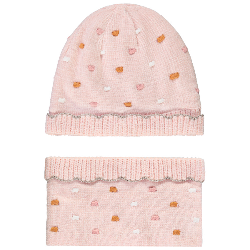 Conjunto de gorro y snood de punto para bebé niña  Additional Conjunto de gorro y snood de punto para bebé niña
