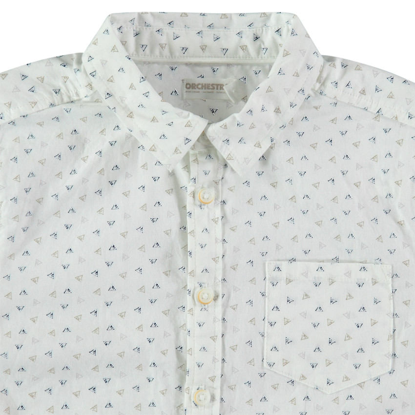 Camisa de manga larga con estampados gráficos all-over y bolsillos  Additional Camisa de manga larga con estampados gráficos all-over y bolsillos