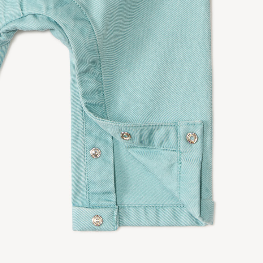 Conjunto de tirantes + camiseta con bordado de dino para bebé niño 