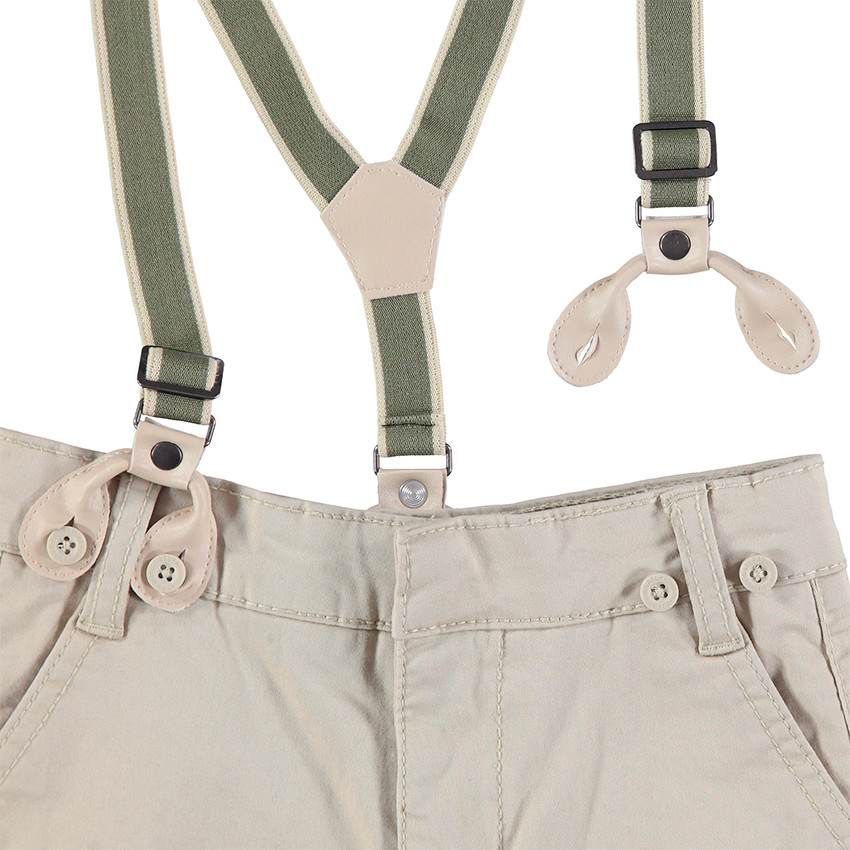 Pantalón de satén liso con tirantes desmontables  Additional Pantalón de satén liso con tirantes desmontables