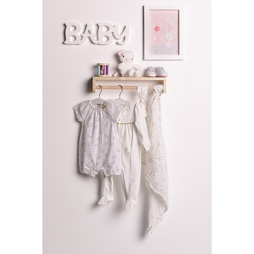 Mono corto estampado cisnes all-over  Additional Mono corto estampado cisnes all-over