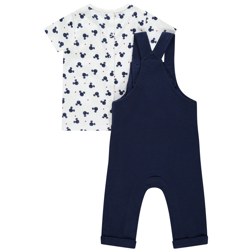 Ensemble t-shirt imprimé Mickey et salopette Disney 