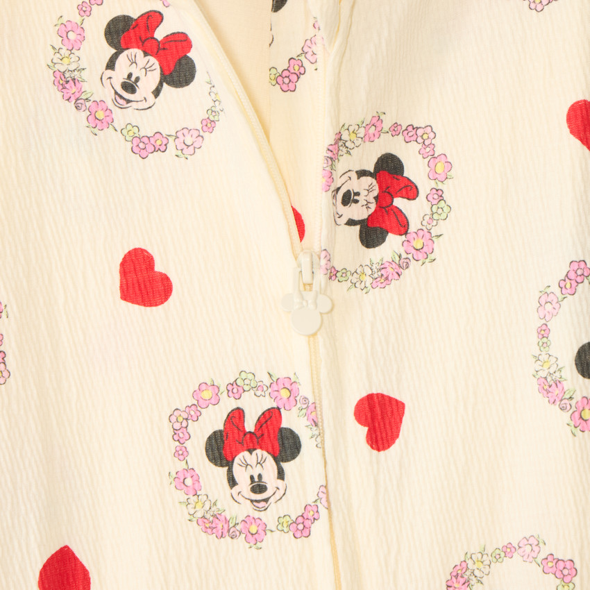 Pijama con cuello de putti Minnie Disney para niña. 