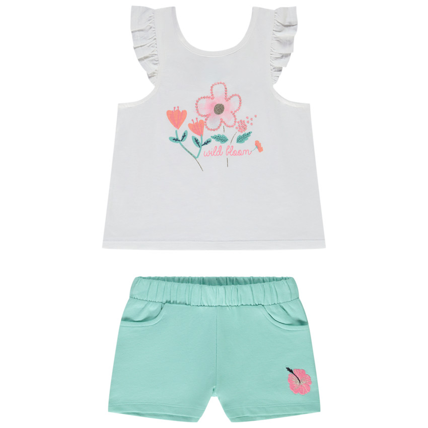 Conjunto camiseta y short - "Paradise blossom"   Additional Conjunto camiseta y short - "Paradise blossom"