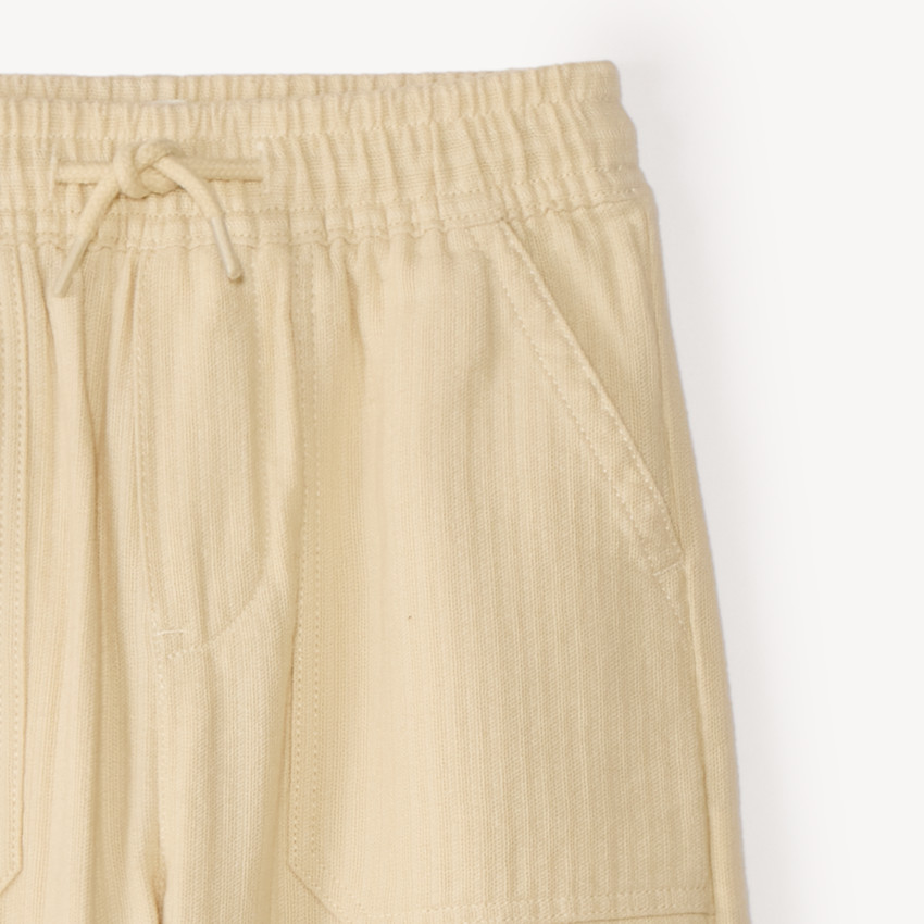 Pantalon jogger large garçon uni 