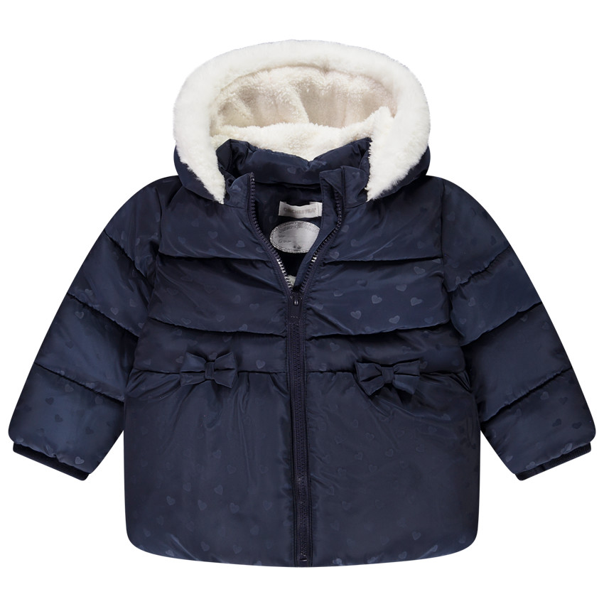 Chaqueta para el frío con capucha para bebé niña 