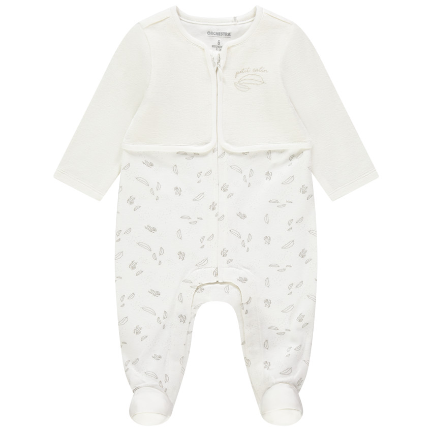 Pelele estampado plumas 