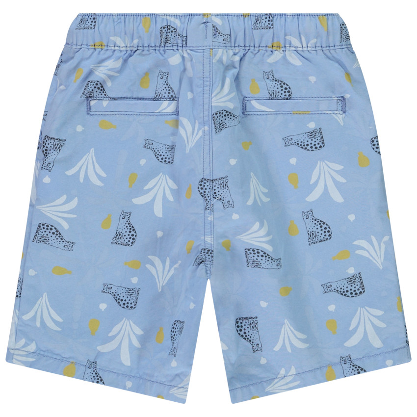 Bermuda estampado felinos para bebé niño 