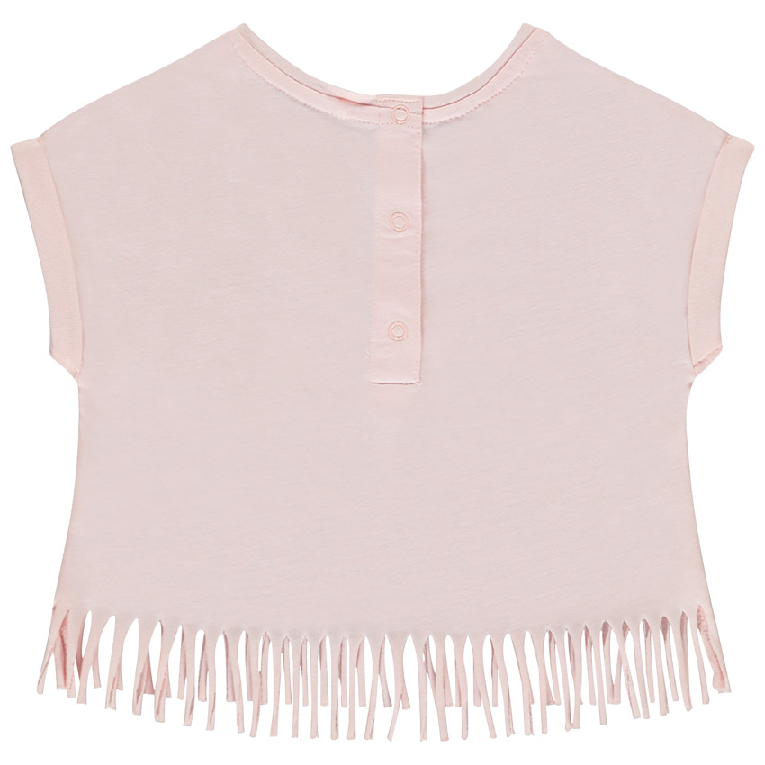 Camiseta de manga corta con flecos Stitch Disney para bebé niña  Additional Camiseta de manga corta con flecos Stitch Disney para bebé niña