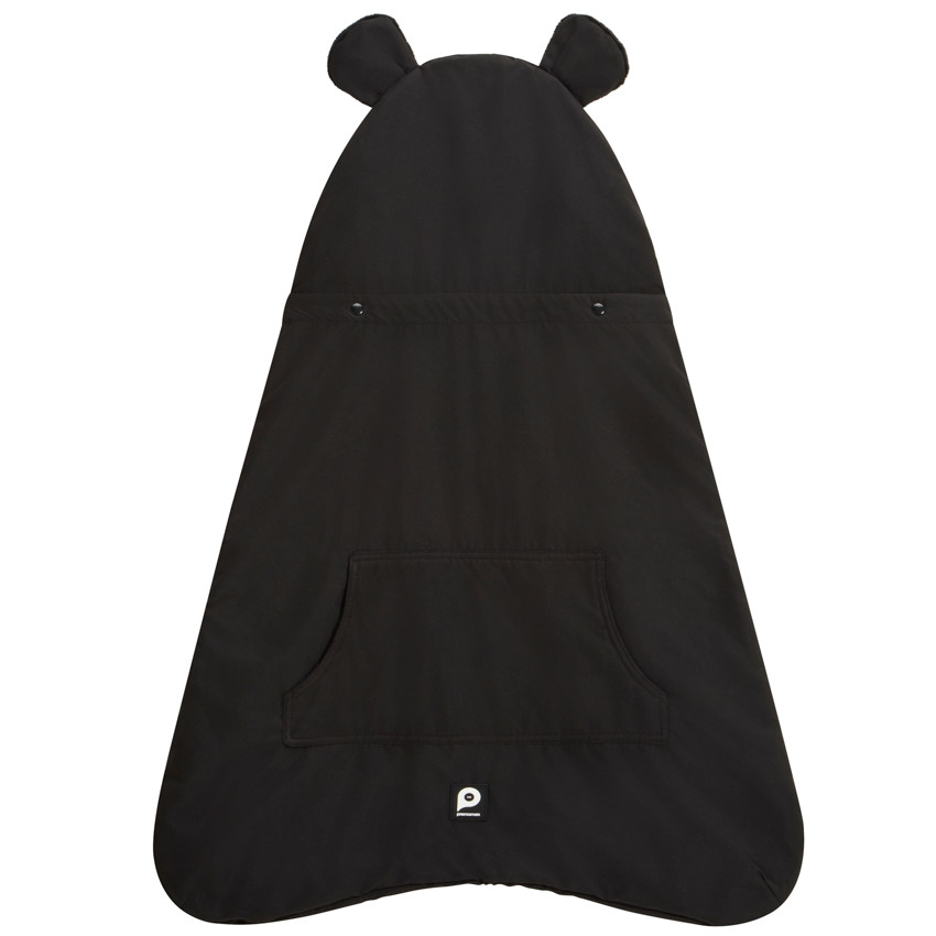 Protección cálida universal para portabebés Ourson negro 