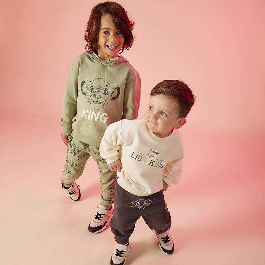 Jogging de felpa con estampado de Simba Disney para bebé niño 