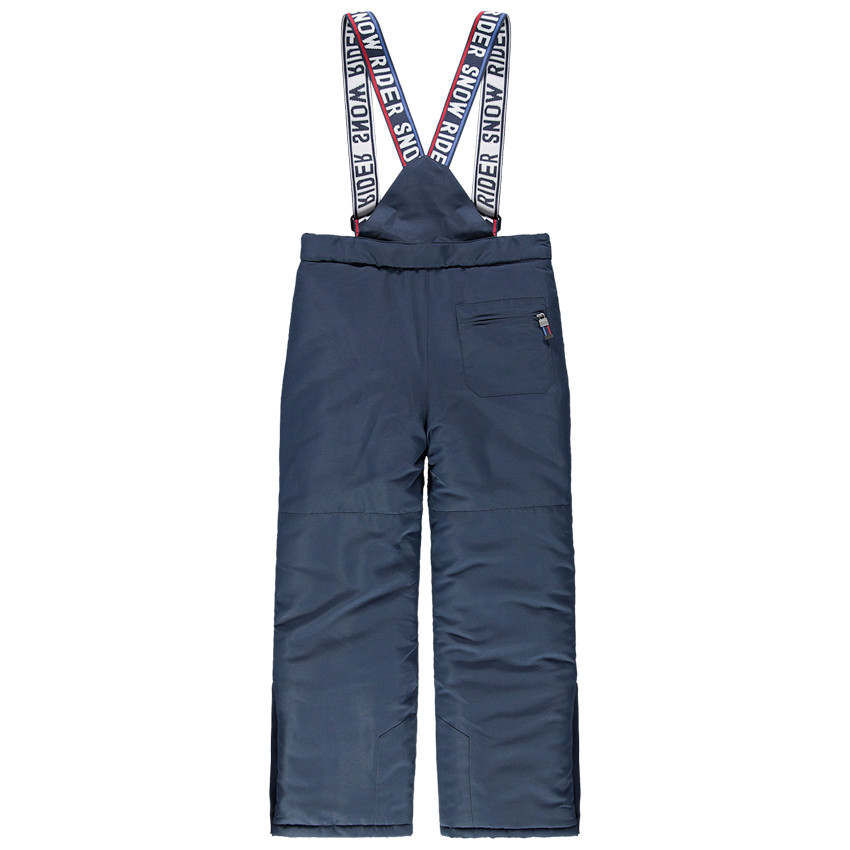Júnior - Pantalón de esquí impermeable con tirantes desmontables 