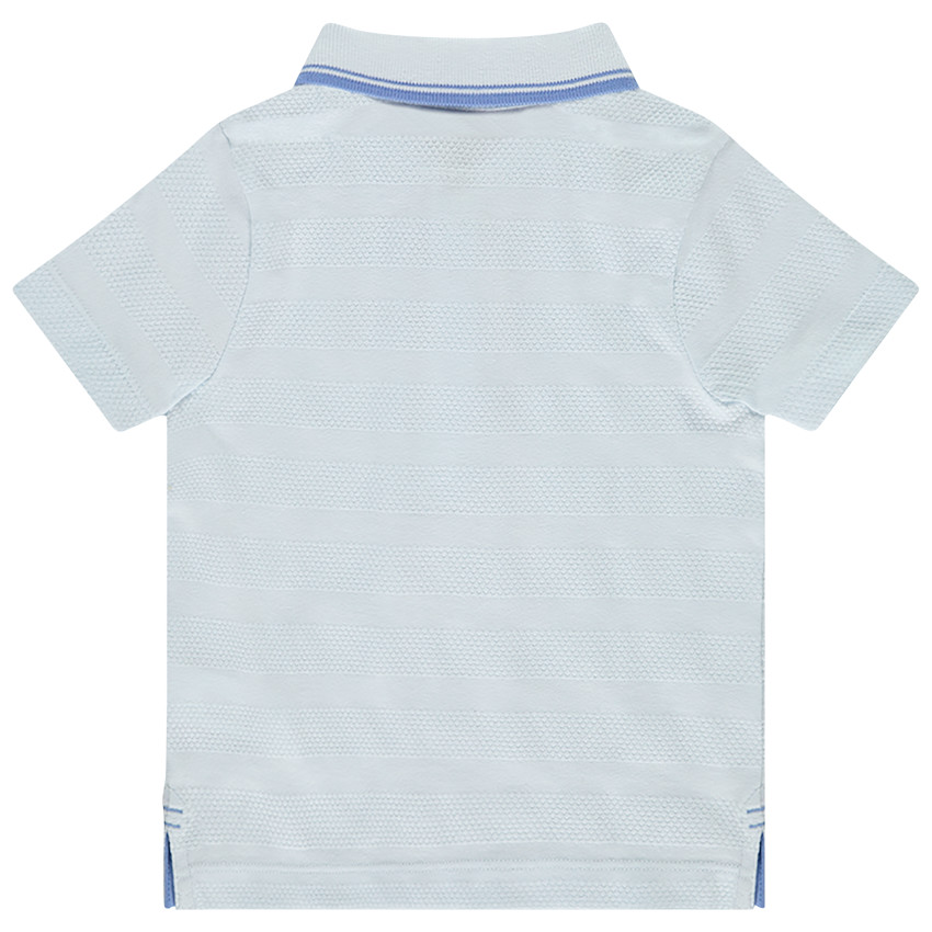 Polo de manga corta con bordado fantasía para bebé niño 