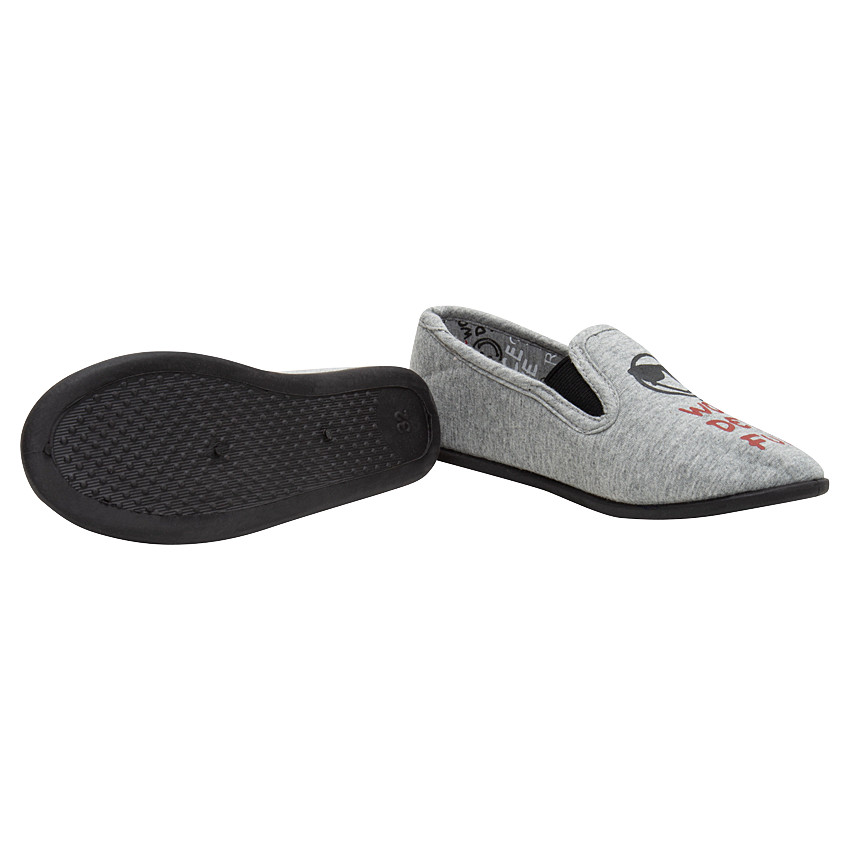 Zapatillas de jersey con estampado Smiley  Additional Zapatillas de jersey con estampado Smiley