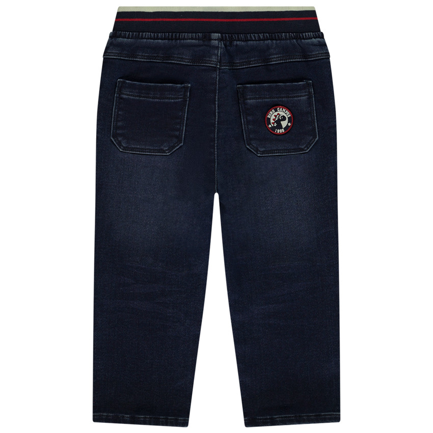 Pantalón efecto denim con cintura elástica para bebé niño 