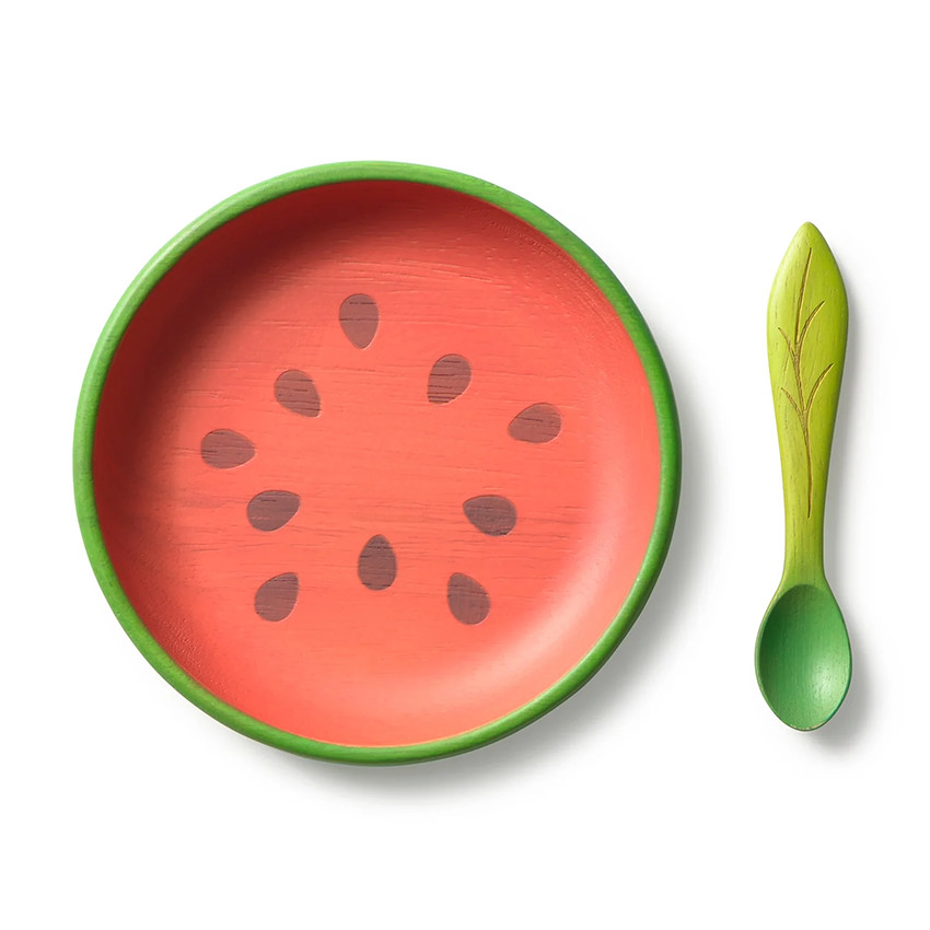 Vajilla infantil plato + cuchara Wally the Watermelon 