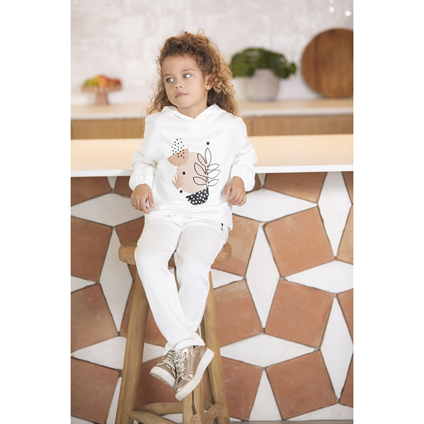 Sudadera de felpa con capucha estampado vegetal  Additional Sudadera de felpa con capucha estampado vegetal