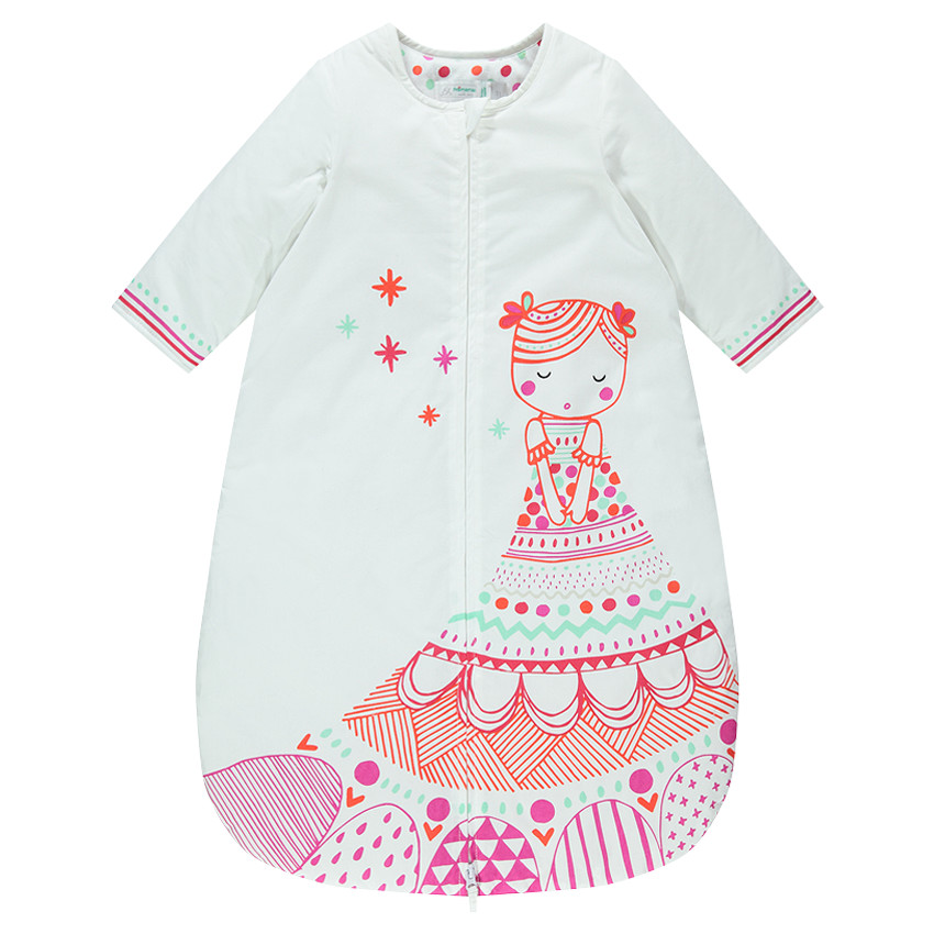 Saquito para dormir de popelina con forro de tejido de punto con estampado  Additional Saquito para dormir de popelina con forro de tejido de punto con estampado