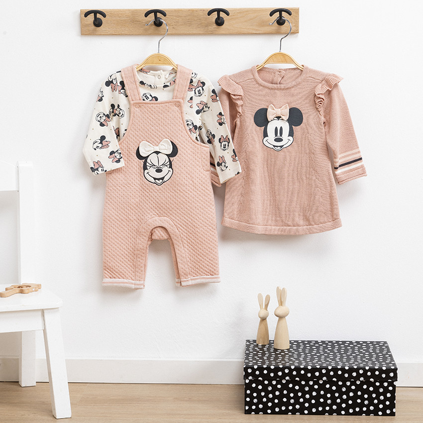 Conjunto peto + camiseta manga larga Minnie Disney 