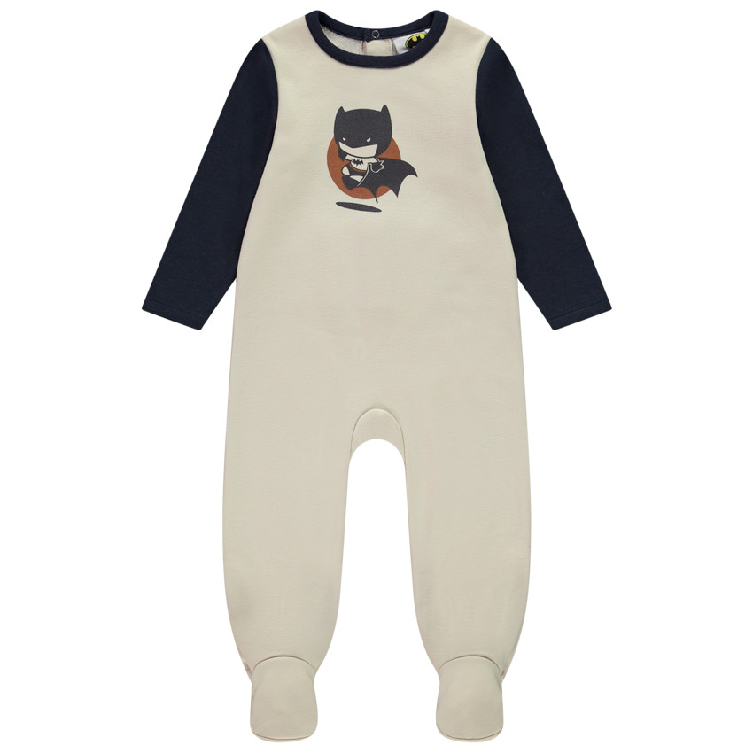 Pelele de terciopelo con estampado de Batman Warner para bebé niño con diferentes aperturas según la edad  Additional Pelele de terciopelo con estampado de Batman Warner para bebé niño con diferentes aperturas según la edad