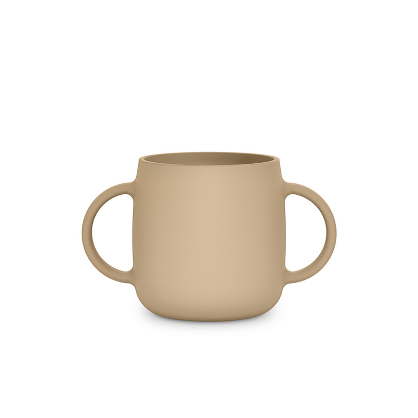 Taza de aprendizaje evolutiva de silicona 3 en 1 Colour Essence beige 