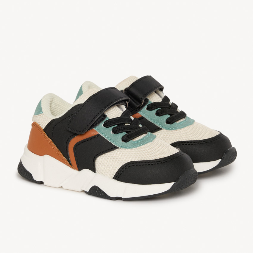 Zapatillas deportivas con detalles en contraste para bebé niño 