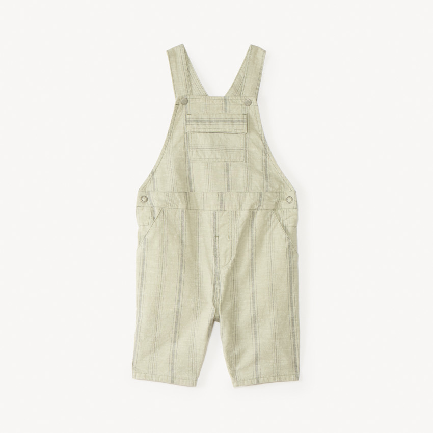 Pantalón corto de tela a rayas para bebé niño 