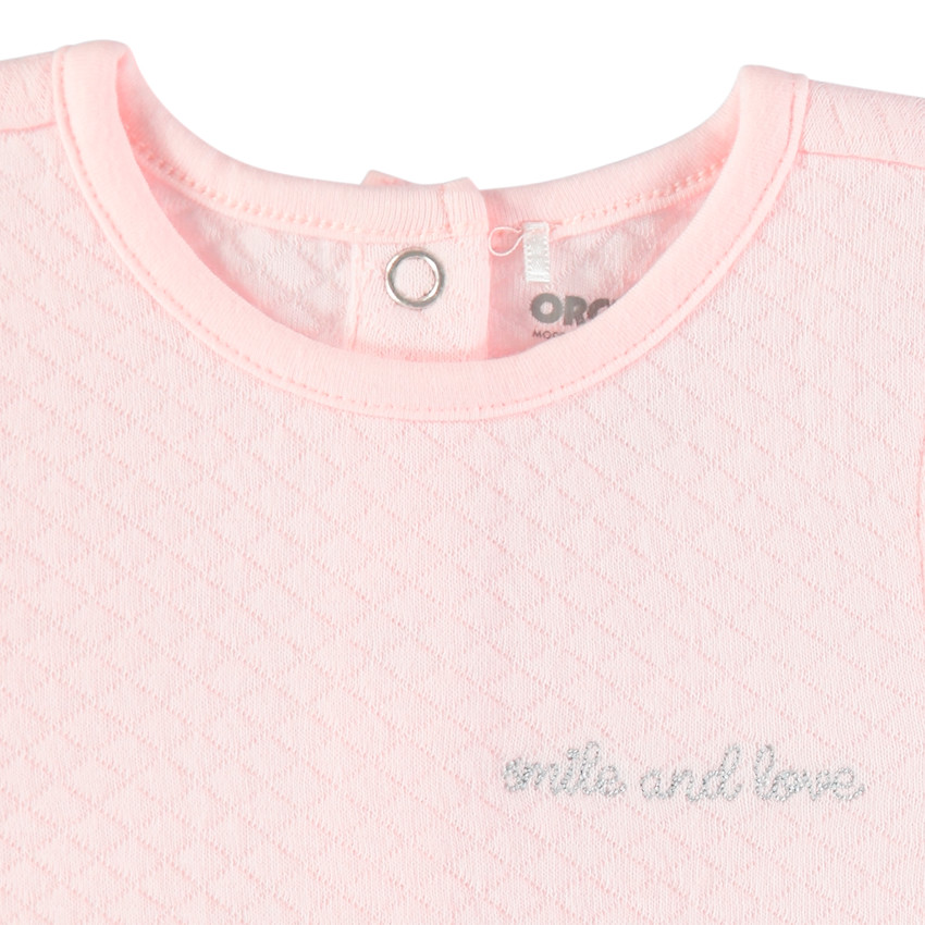 Conjunto con túnica de manga larga y leggings estampados 