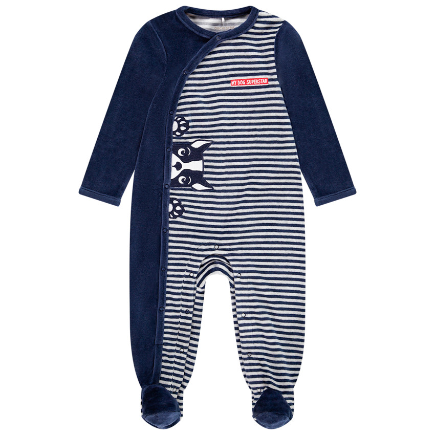 Pelele terciopelo bulldog 