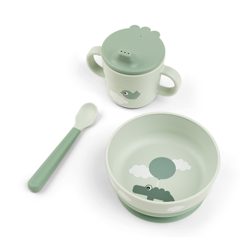 Coffret repas 3 pièces Foodie Happy Clouds vert  Additional Coffret repas 3 pièces Foodie Happy Clouds vert