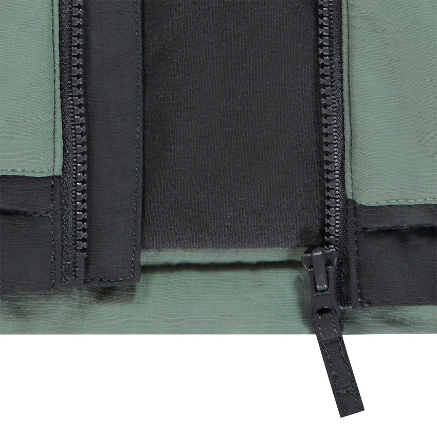 Chubasquero efecto color block forrado en polar para bebé niño 