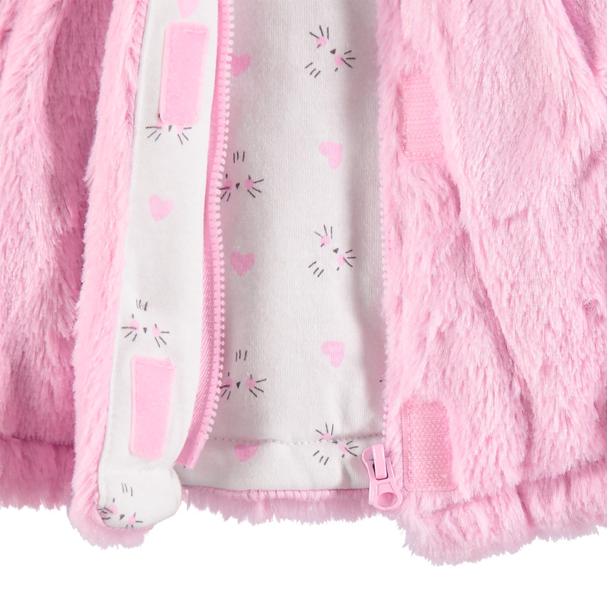 Capa con capucha de borreguillo con forro de punto   Additional Capa con capucha de borreguillo con forro de punto