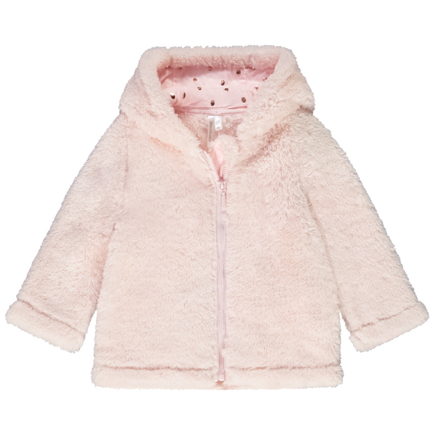 Chaleco polar con capucha de sherpa para bebé niña  Additional Chaleco polar con capucha de sherpa para bebé niña