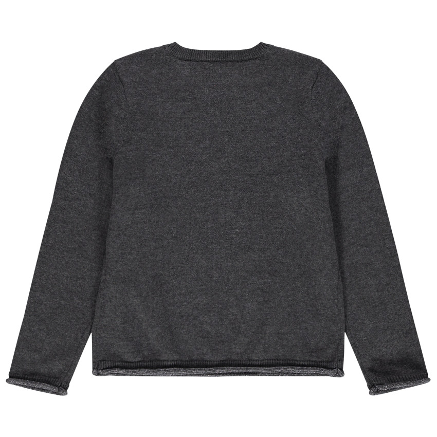 Pull en tricot avec coeurs en sequins  Additional Pull en tricot avec coeurs en sequins