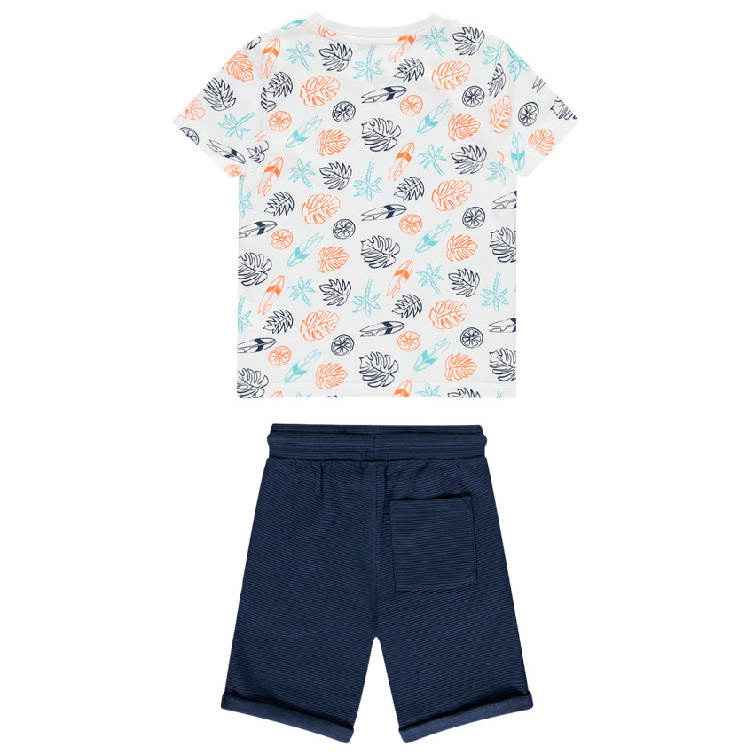 Conjunto camiseta manga corta + bermudas 