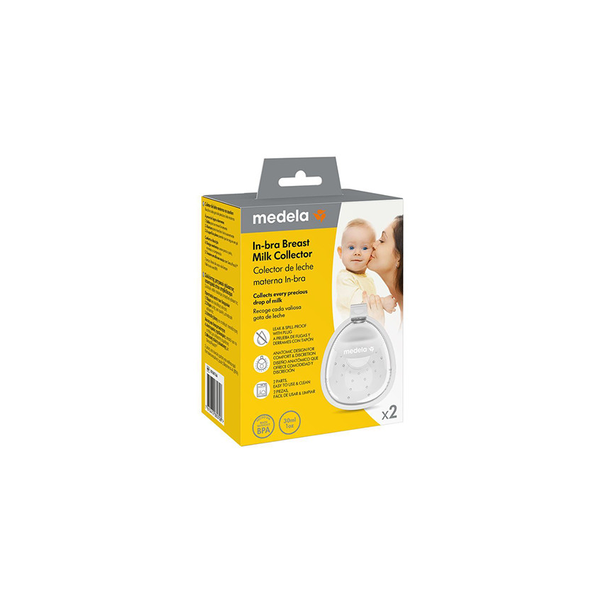 Copas recolectoras de leche Inbra 2uds 