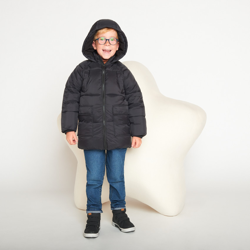 Plumífero micropolar con capucha para niño  Additional Plumífero micropolar con capucha para niño