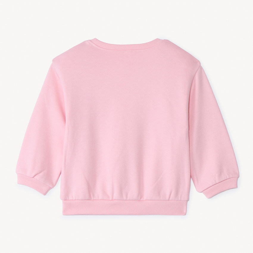 Sudadera oversized estampada para bebé niña 