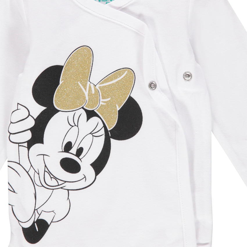 lote de 3 bodies mangas largas print Minnie Disney 