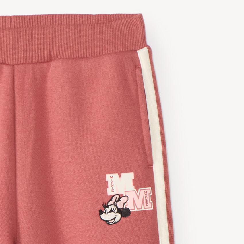 Pantalón de chándal para niña con parche de Minnie Disney. 