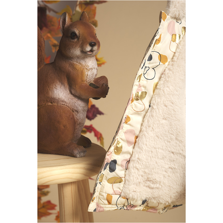 Chaqueta en microfibra acolchada con capucha de Minnie Mouse de Disney para bebé niña 