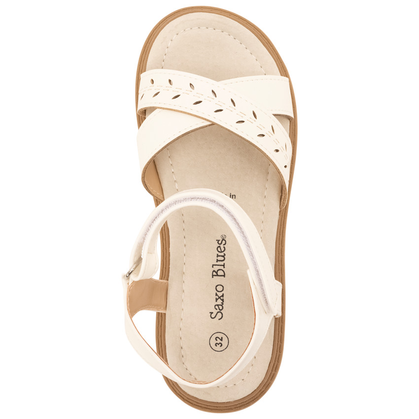 Sandalias de velcro con correa calada para niña  Additional Sandalias de velcro con correa calada para niña
