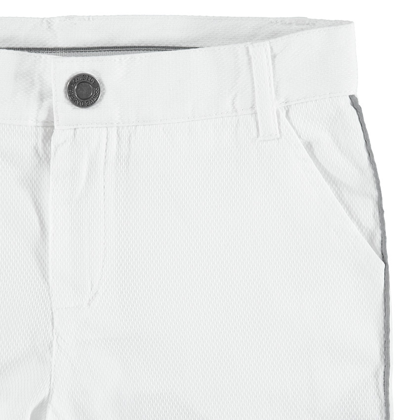Pantalón blanco de algodón de fantasía de gala  Additional Pantalón blanco de algodón de fantasía de gala