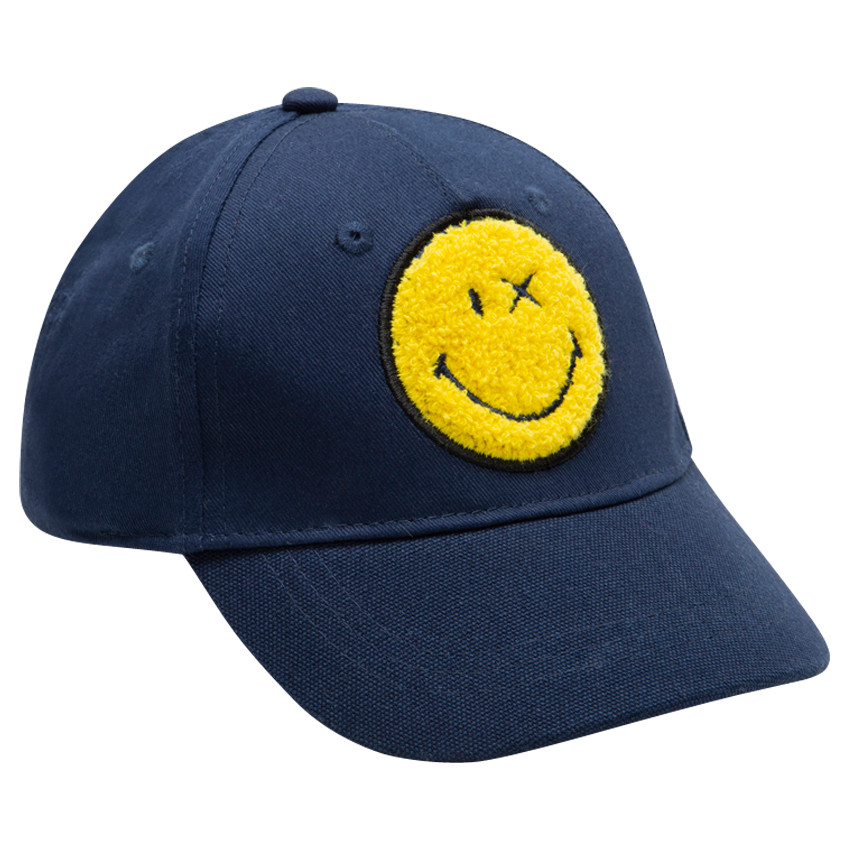 Gorra de sarga con Smiley de rizo 