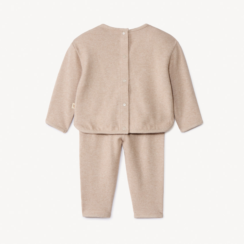 Ensemble 2 pièces total look uni pour bébé 