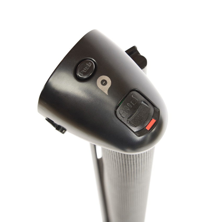 Barrera de seguridad retráctil 150 cm negro 