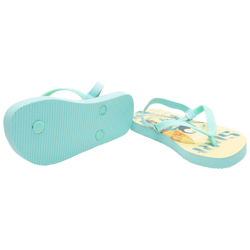 Chanclas estampado tucán y surf para niño 