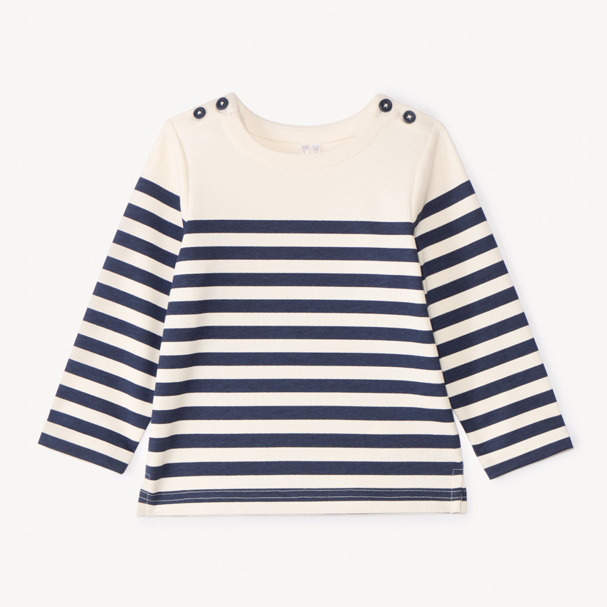 Marinera de manga larga de felpa para bebé niño 