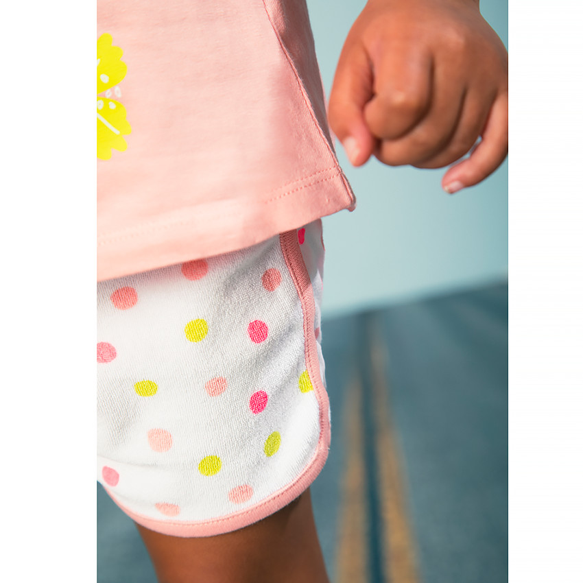 Conjunto de playa con camiseta sin mangas y short para bebé niña 